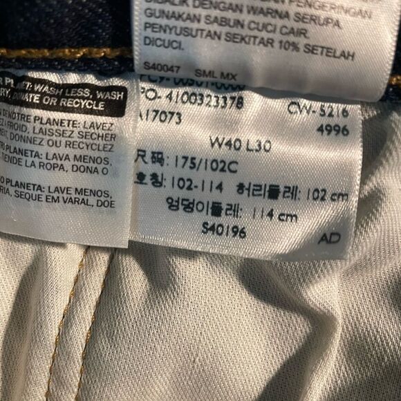 Levi’s 2 pairs of Dark Blue Jeans sz40x30 - Picture 3 of 9